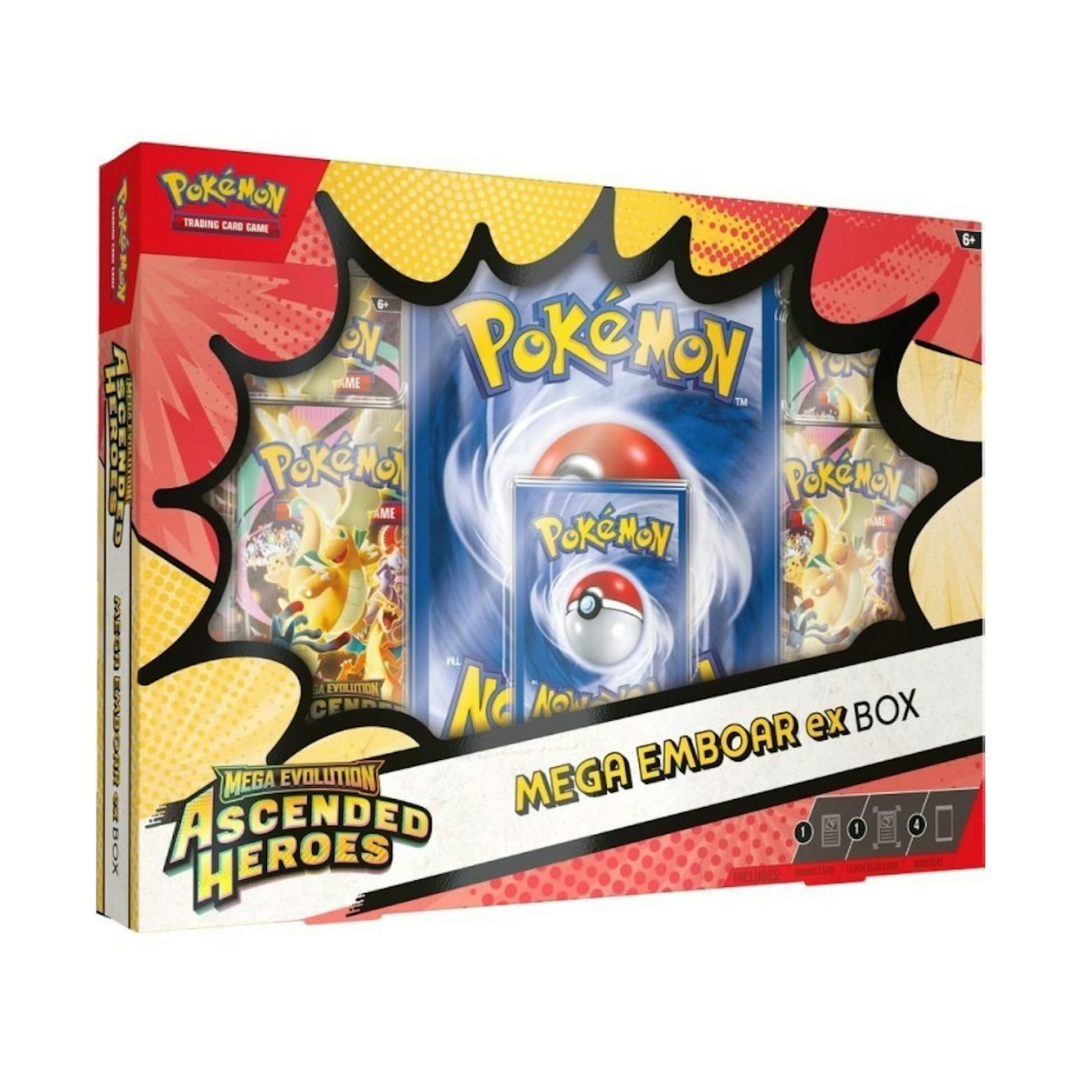 Pokemon Ascended Heroes Mega Emboar ex Box
